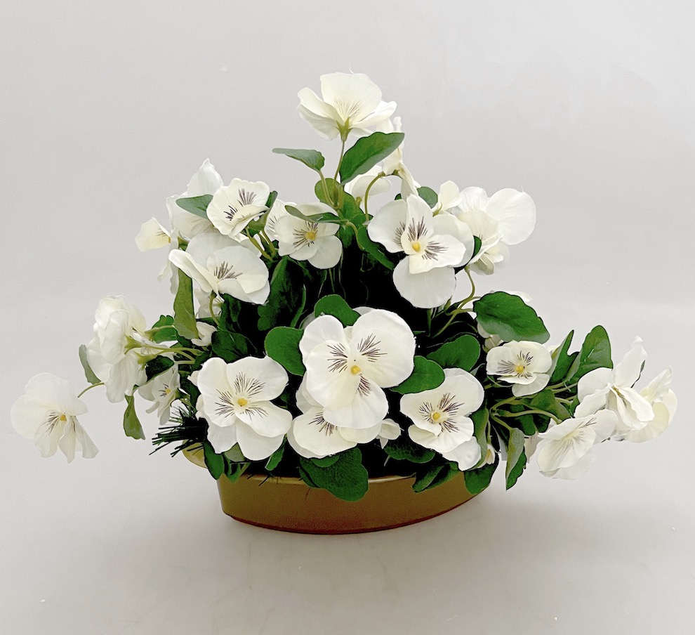 Maceška v lodičce 35x43cm