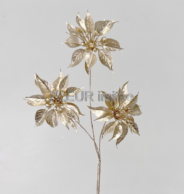 Poinsettia x3 zl.35cm 48/480