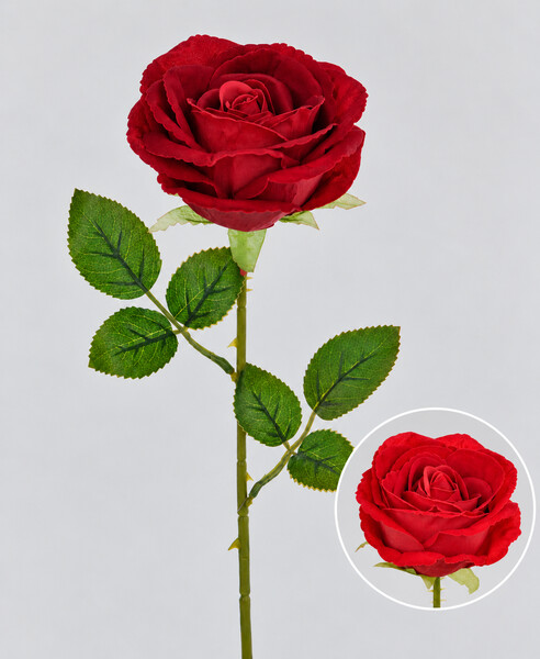 Růže velvet 52cm  36/288